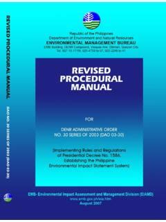 REVISED PROCEDURAL MANUAL .